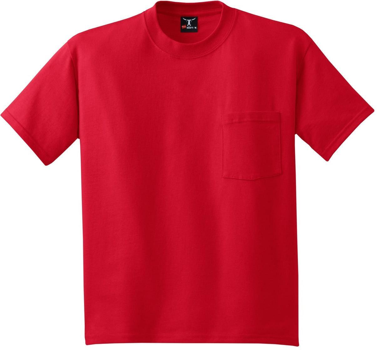 Hanes Beefy T-Shirt with Pocket