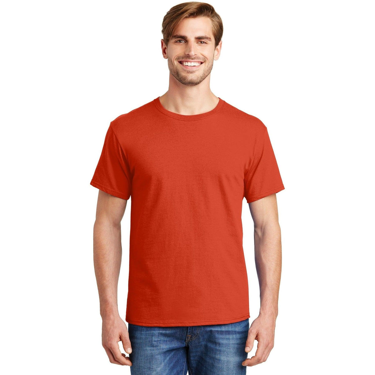 no-logo Hanes ComfortSoft 100% Cotton T-Shirt-Regular-Hanes-Thread Logic