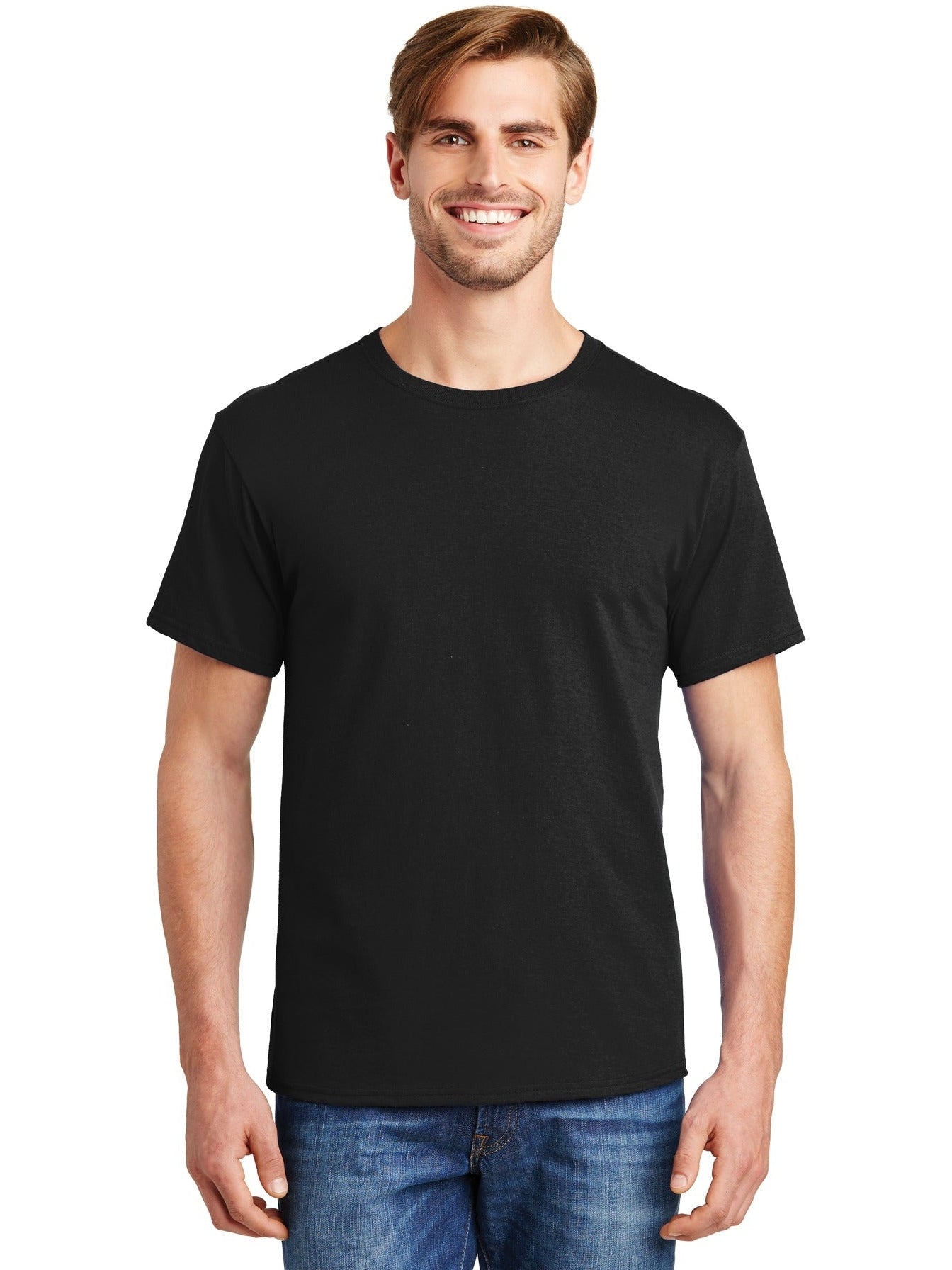 no-logo Hanes ComfortSoft 100% Cotton T-Shirt-Regular-Hanes-Thread Logic