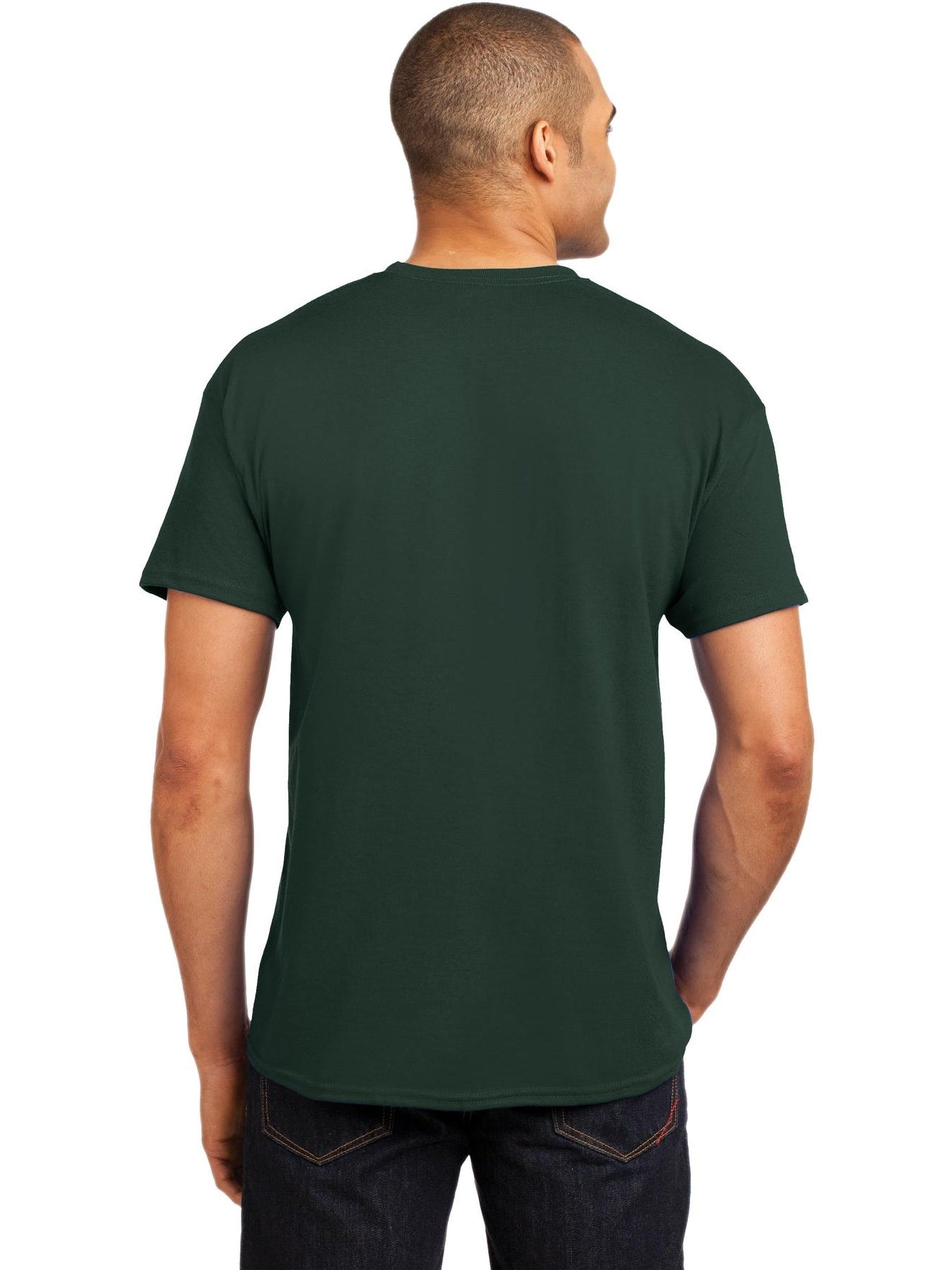 no-logo Hanes EcoSmart 50/50 Cotton/Poly T-Shirt-Regular-Hanes-Thread Logic
