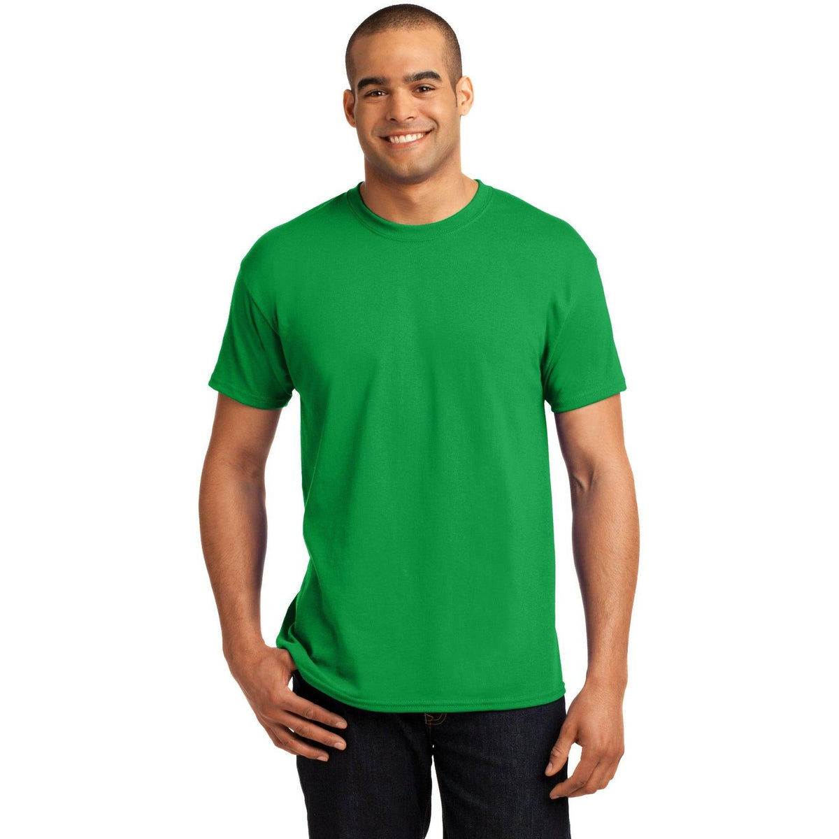 no-logo Hanes EcoSmart 50/50 Cotton/Poly T-Shirt-Regular-Hanes-Thread Logic