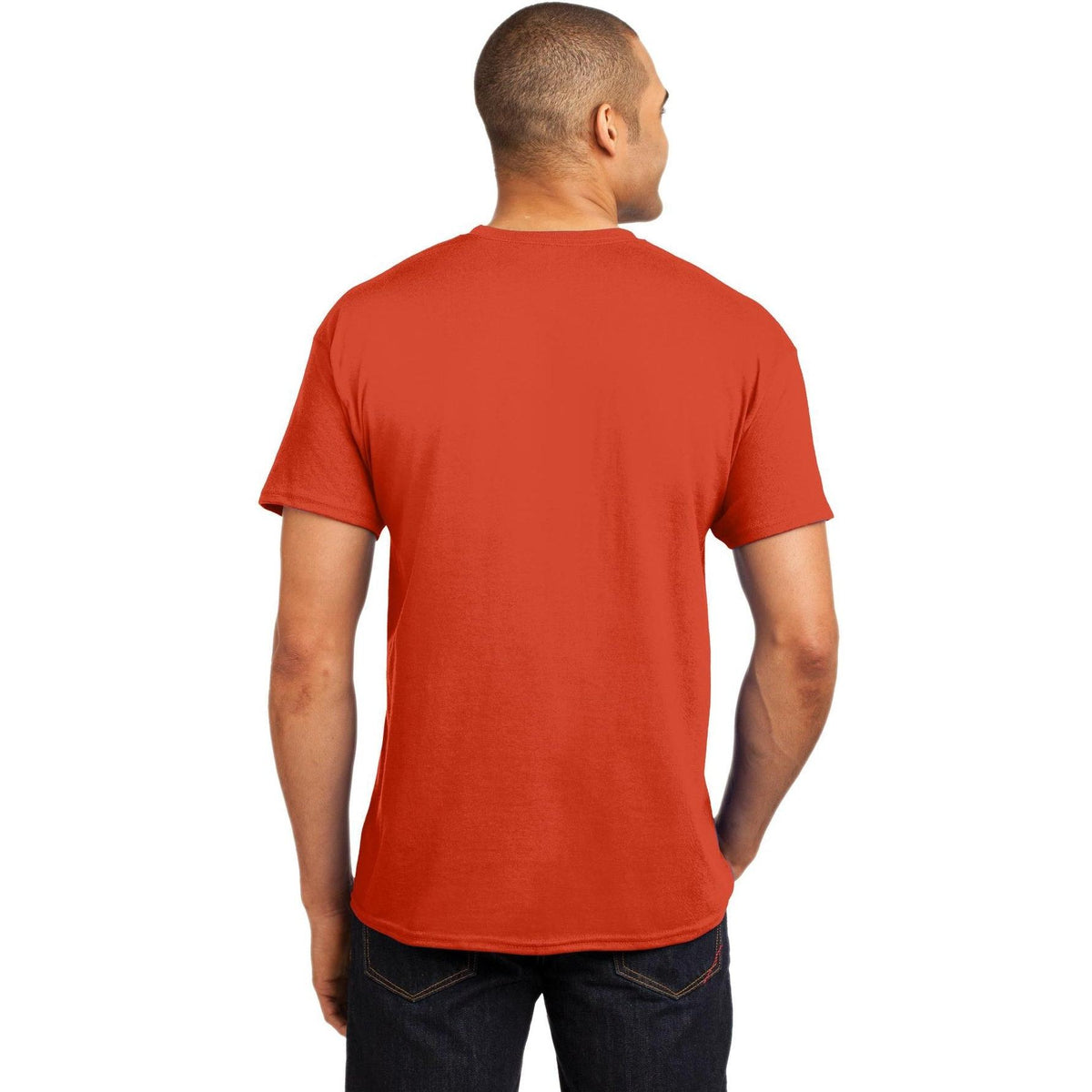 no-logo Hanes EcoSmart 50/50 Cotton/Poly T-Shirt-Regular-Hanes-Thread Logic