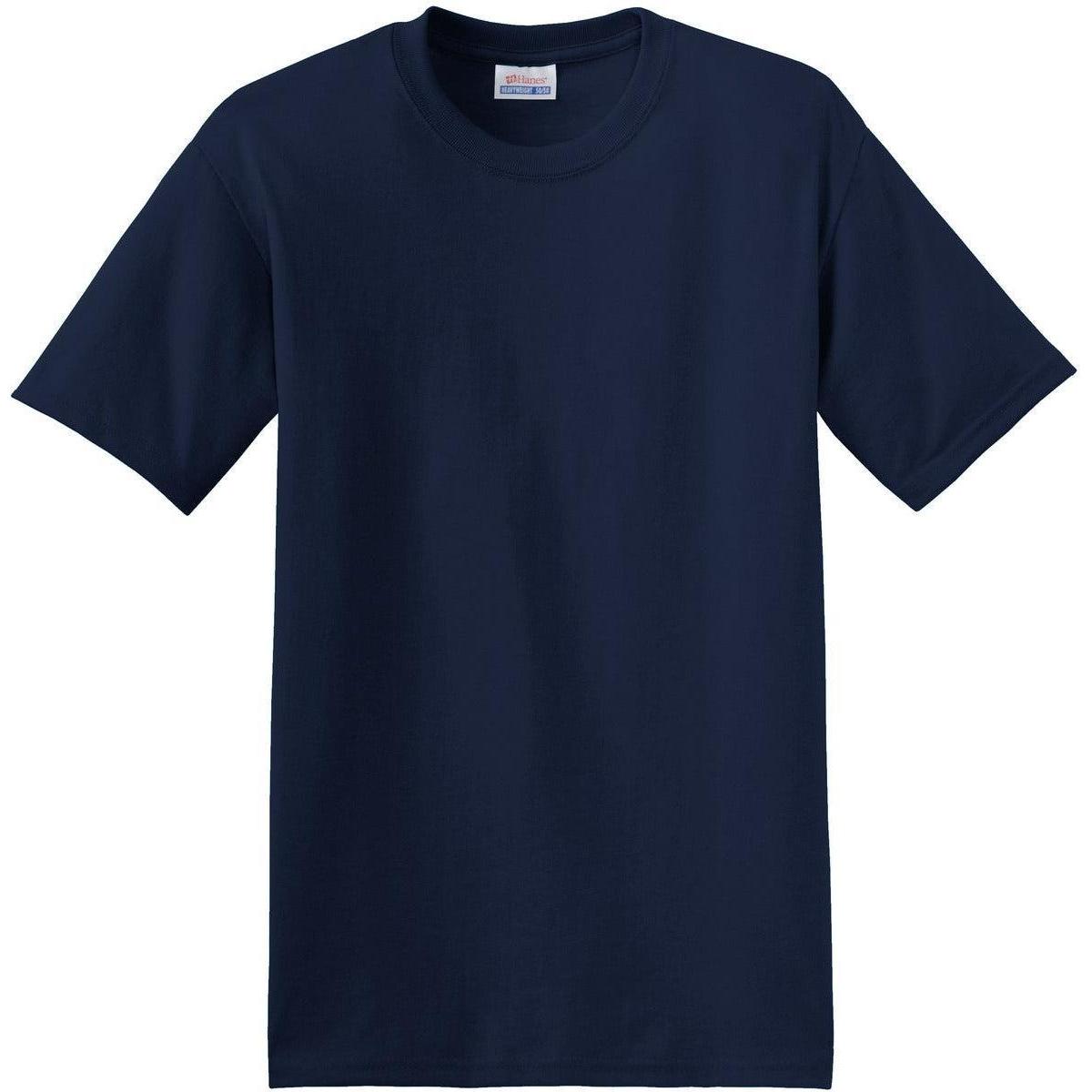 logo-left Hanes EcoSmart 50/50 Cotton/Poly T-Shirt