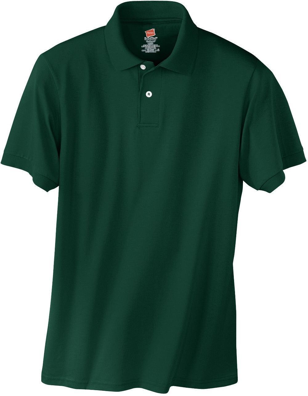 Hanes EcoSmart 5.2-Ounce Jersey Knit Sport Shirt