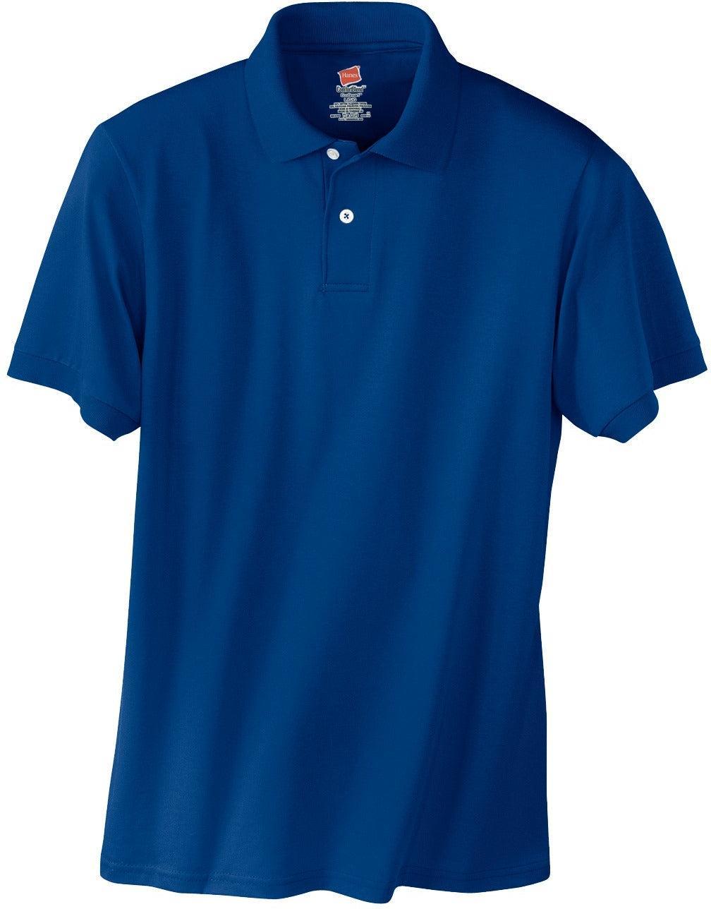 Hanes EcoSmart 5.2-Ounce Jersey Knit Sport Shirt