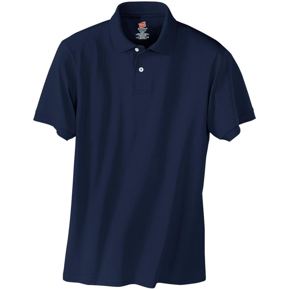 no-logo Hanes EcoSmart 5.2-Ounce Jersey Knit Sport Shirt