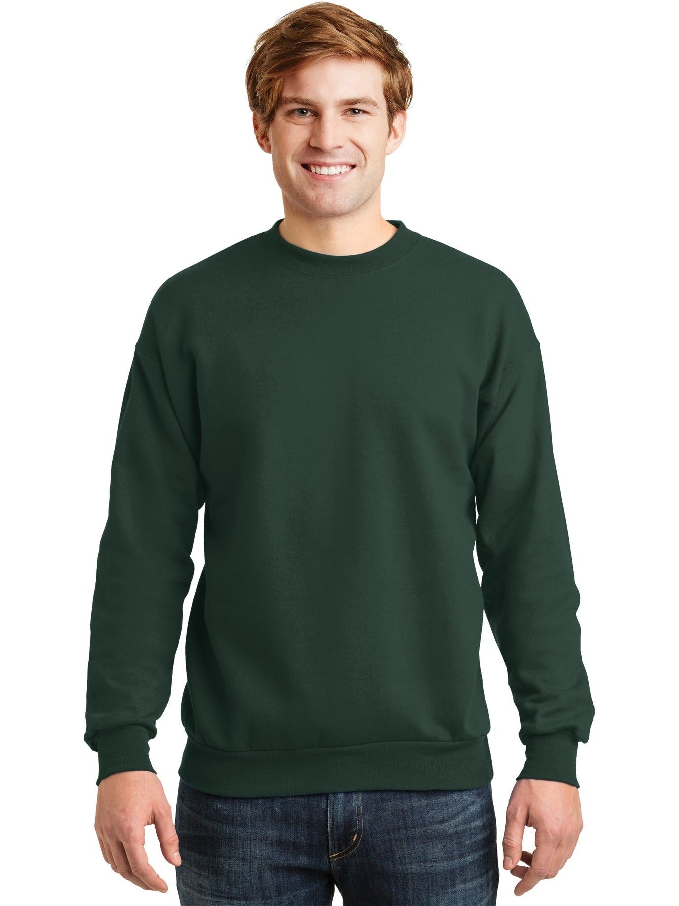 no-logo Hanes EcoSmart Crewneck Sweatshirt-Regular-Hanes-Thread Logic