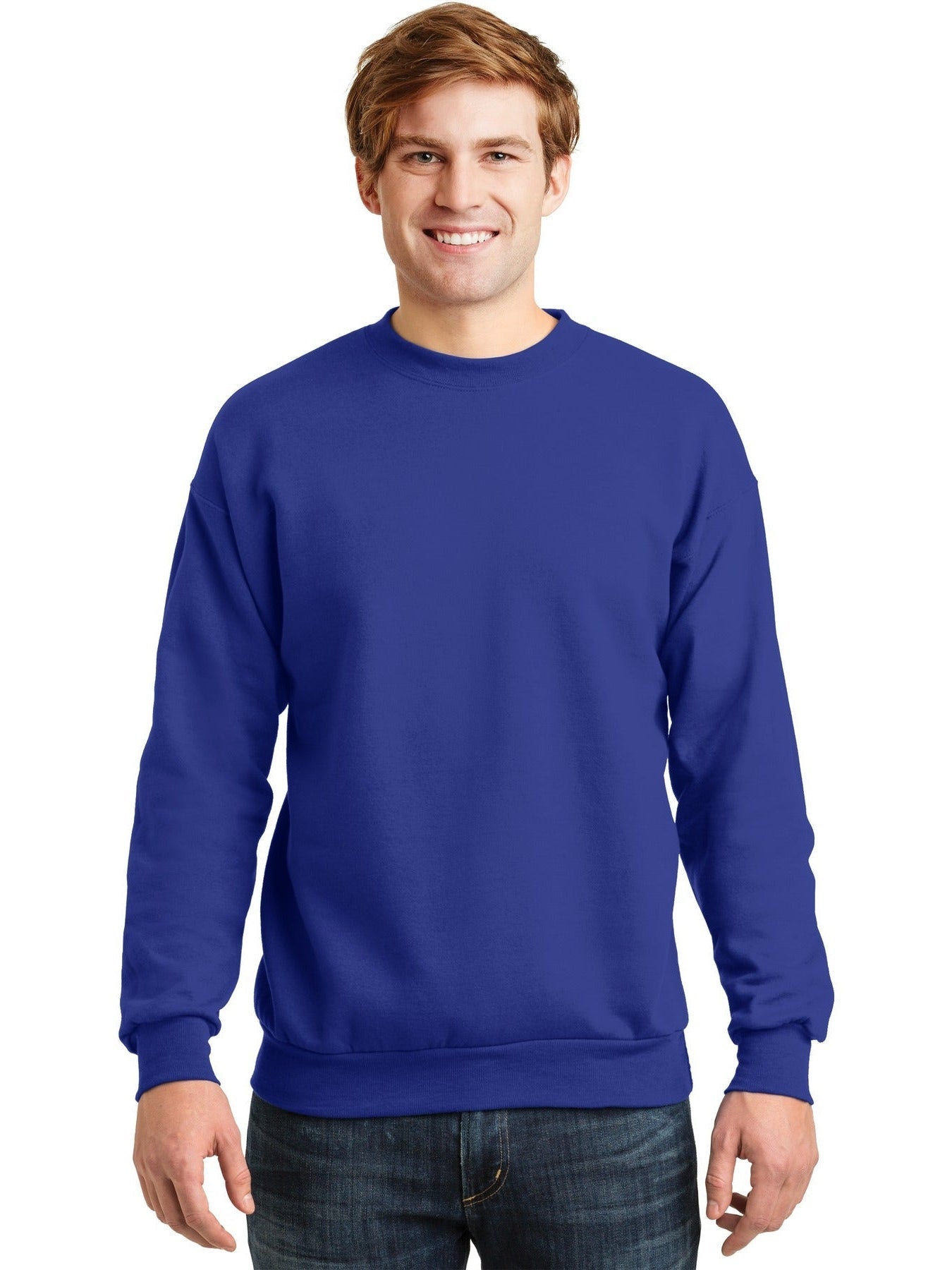 no-logo Hanes EcoSmart Crewneck Sweatshirt-Regular-Hanes-Thread Logic