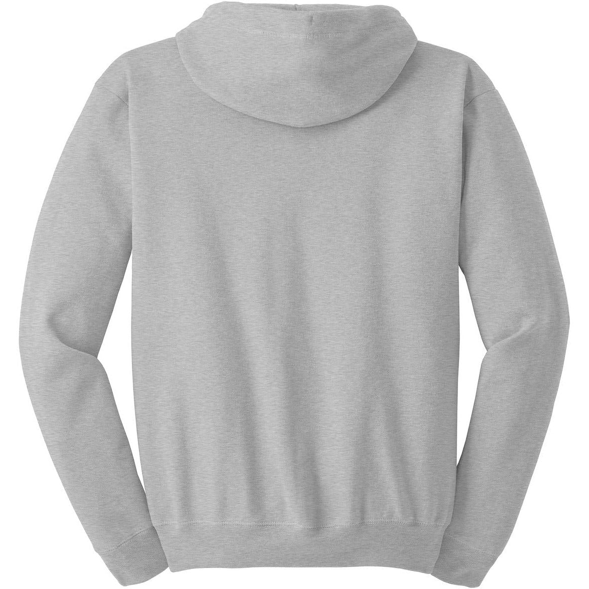 no-logo Hanes EcoSmart Full-Zip Hooded Sweatshirt-Full Zips-Hanes-Thread Logic