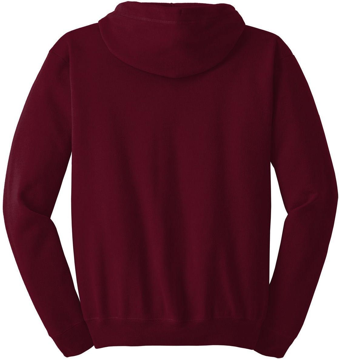 no-logo Hanes EcoSmart Full-Zip Hooded Sweatshirt-Regular-Hanes-Thread Logic