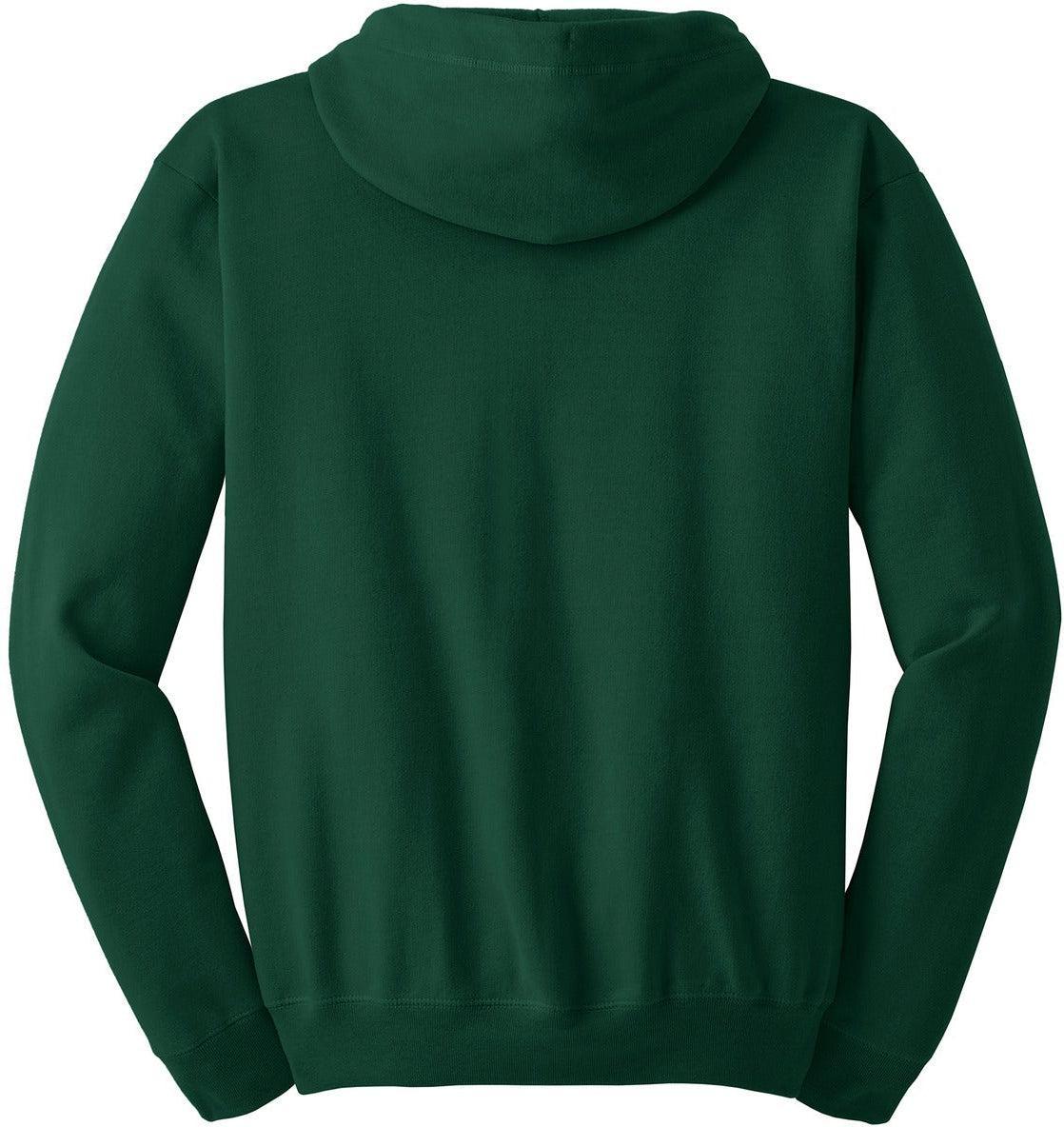 no-logo Hanes EcoSmart Full-Zip Hooded Sweatshirt-Regular-Hanes-Thread Logic