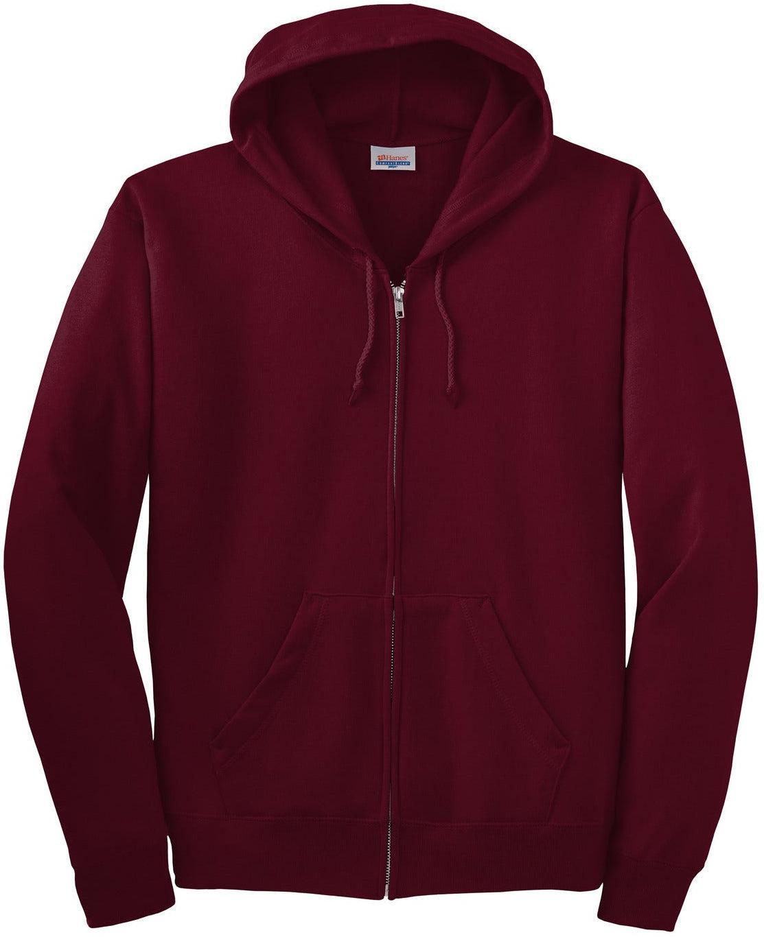 Hanes EcoSmart Full-Zip Hooded Sweatshirt