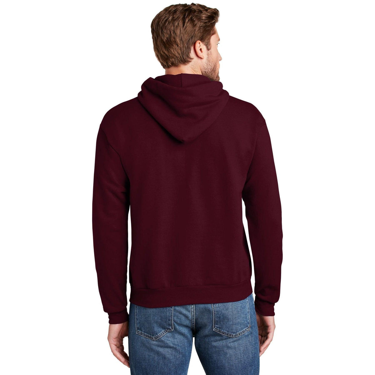 no-logo Hanes EcoSmart Pullover Hooded Sweatshirt-Hoodies-Hanes-Thread Logic