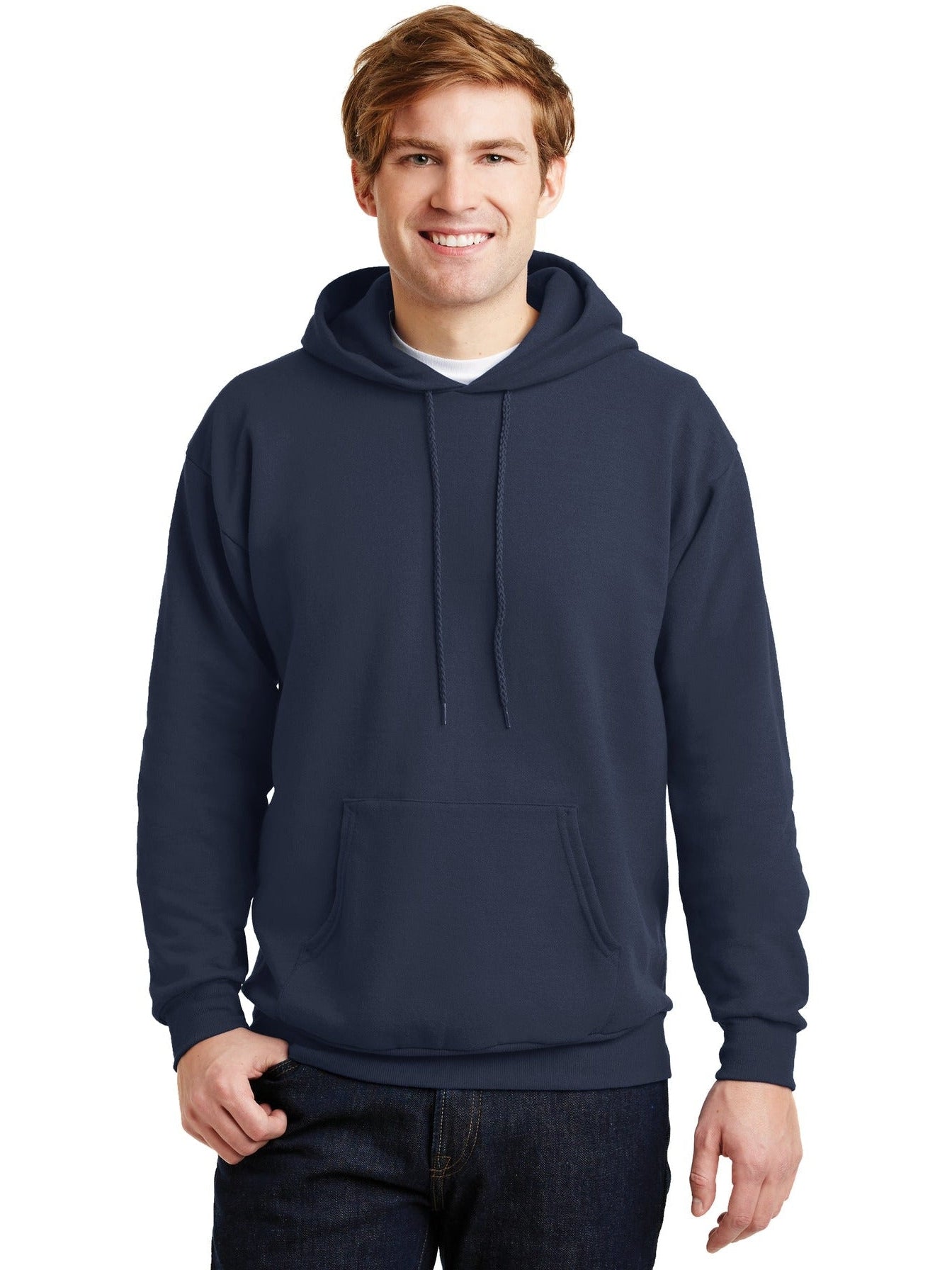 no-logo Hanes EcoSmart Pullover Hooded Sweatshirt-Regular-Hanes-Thread Logic