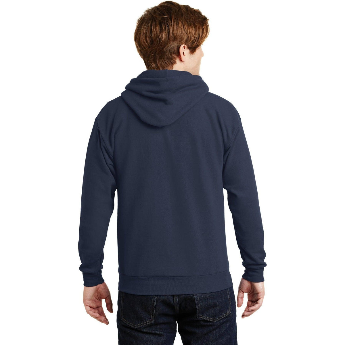 no-logo Hanes EcoSmart Pullover Hooded Sweatshirt-Hoodies-Hanes-Thread Logic