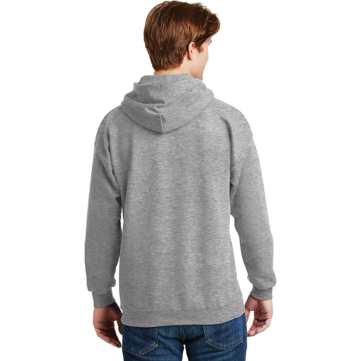 no-logo Hanes EcoSmart Pullover Hooded Sweatshirt-Hoodies-Hanes-Thread Logic