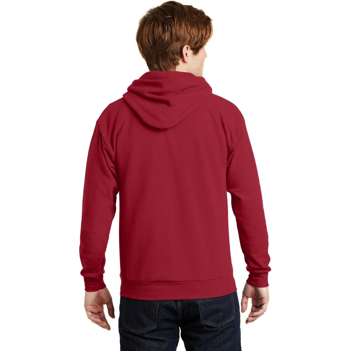 no-logo Hanes EcoSmart Pullover Hooded Sweatshirt-Hoodies-Hanes-Thread Logic