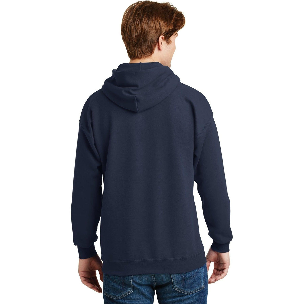 no-logo Hanes EcoSmart Pullover Hooded Sweatshirt-Hoodies-Hanes-Thread Logic