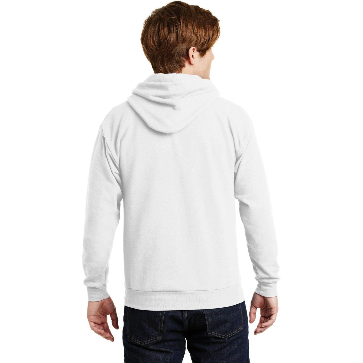 no-logo Hanes EcoSmart Pullover Hooded Sweatshirt-Hoodies-Hanes-Thread Logic