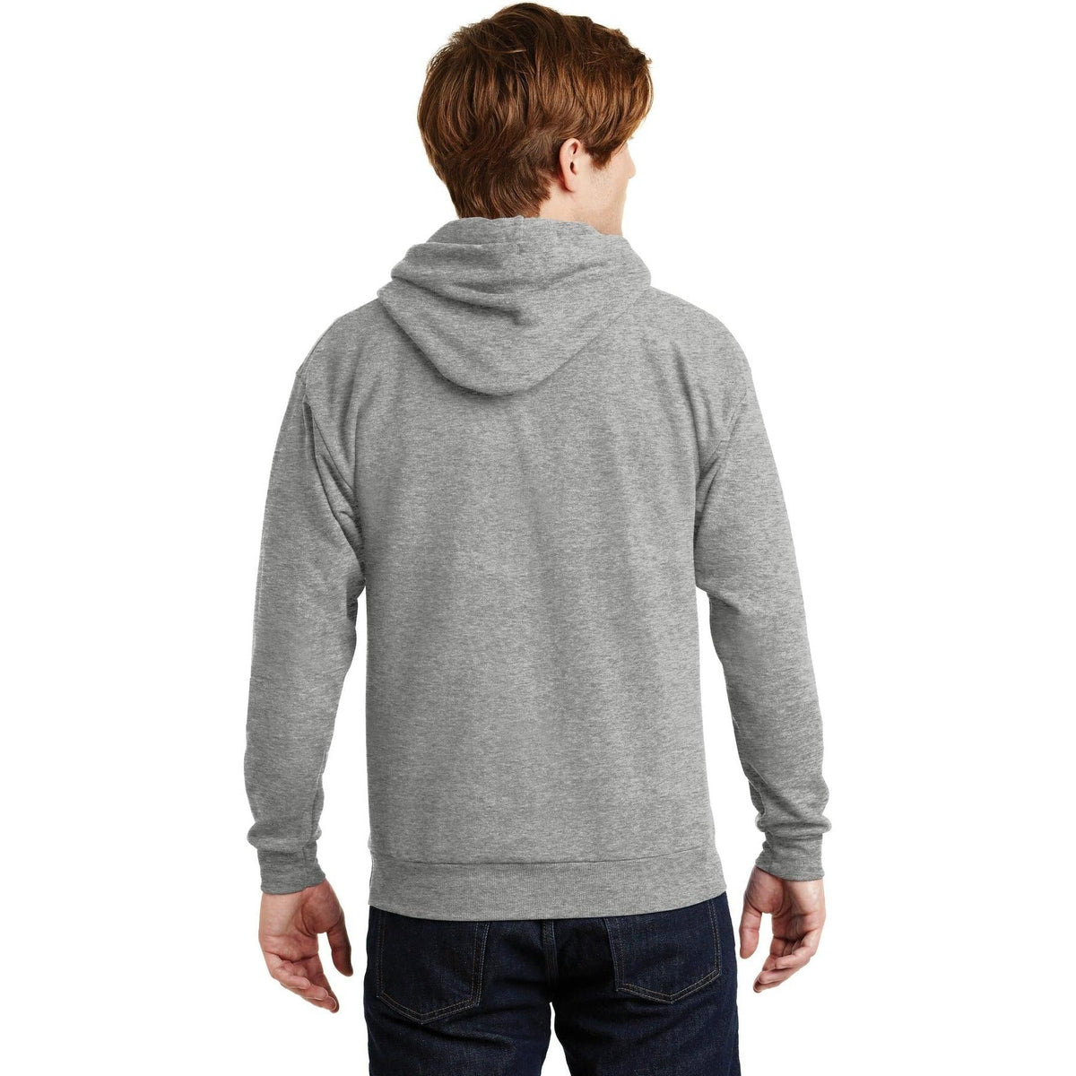 no-logo Hanes EcoSmart Pullover Hooded Sweatshirt-Hoodies-Hanes-Thread Logic