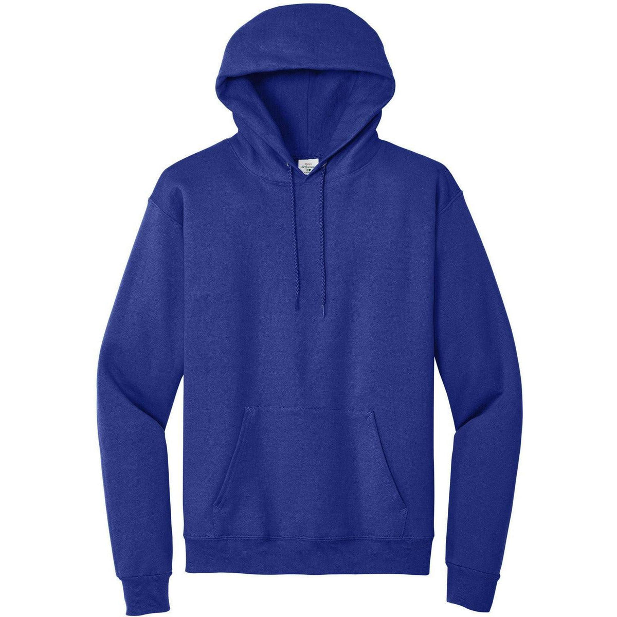 no-logo Hanes EcoSmart Pullover Hooded Sweatshirt-Hoodies-Hanes-Deep Royal-S-Thread Logic