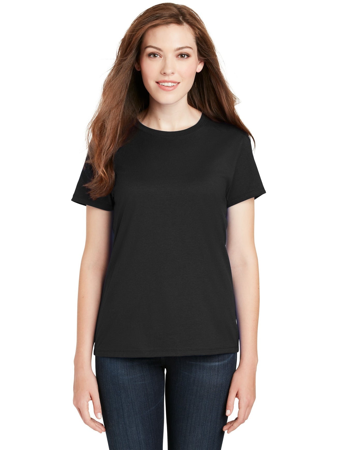 no-logo Hanes Ladies Nano-T Cotton T-Shirt-Regular-Hanes-Thread Logic