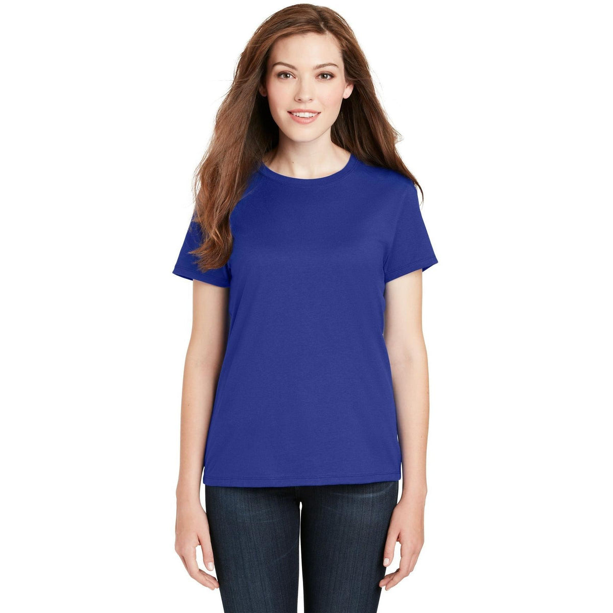 no-logo Hanes Ladies Nano-T Cotton T-Shirt-Regular-Hanes-Thread Logic