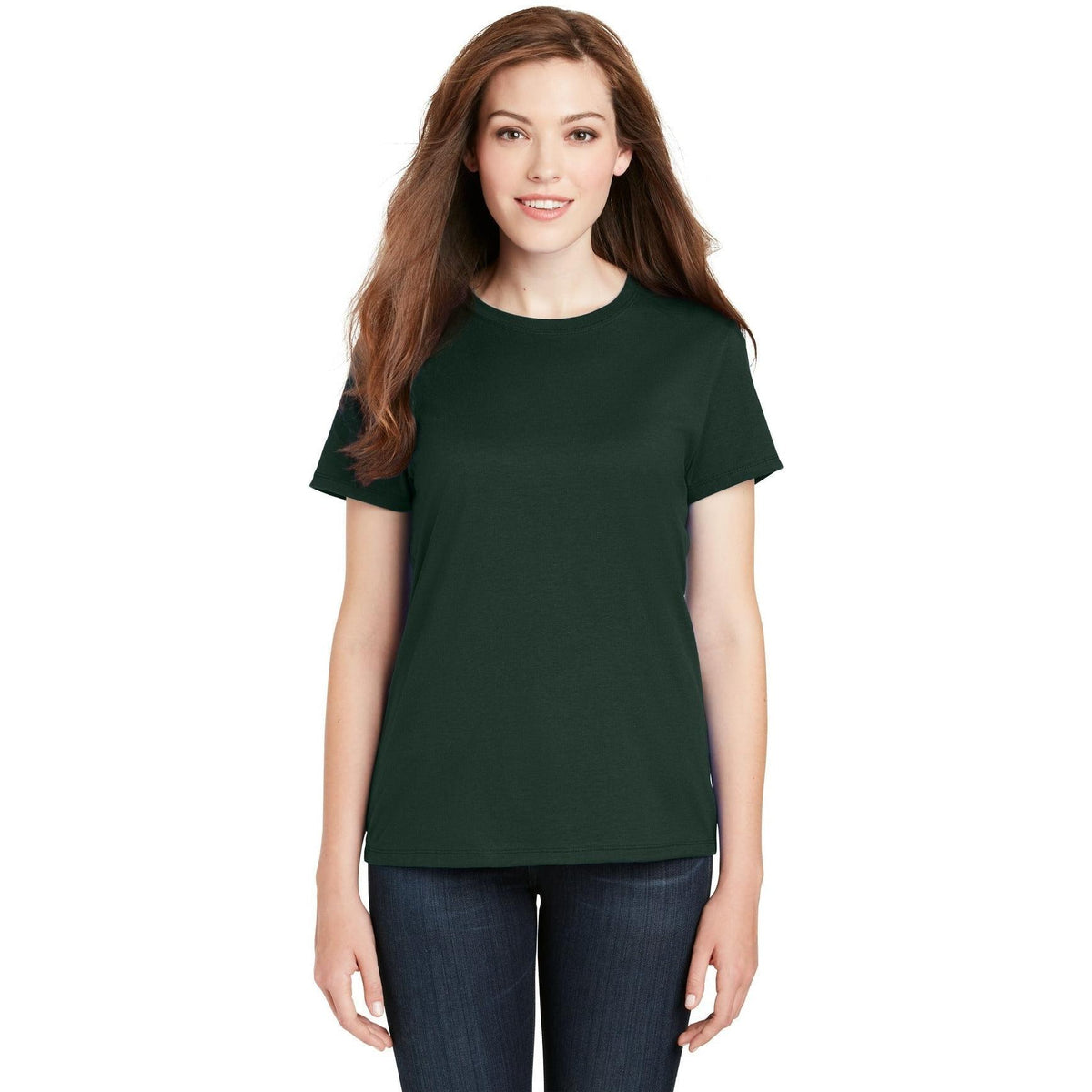 no-logo Hanes Ladies Nano-T Cotton T-Shirt-Regular-Hanes-Thread Logic
