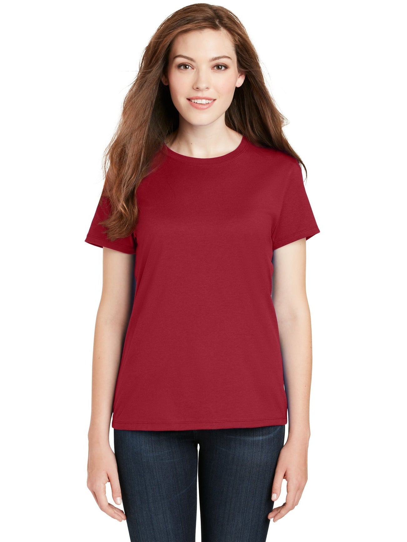 no-logo Hanes Ladies Nano-T Cotton T-Shirt-Regular-Hanes-Thread Logic