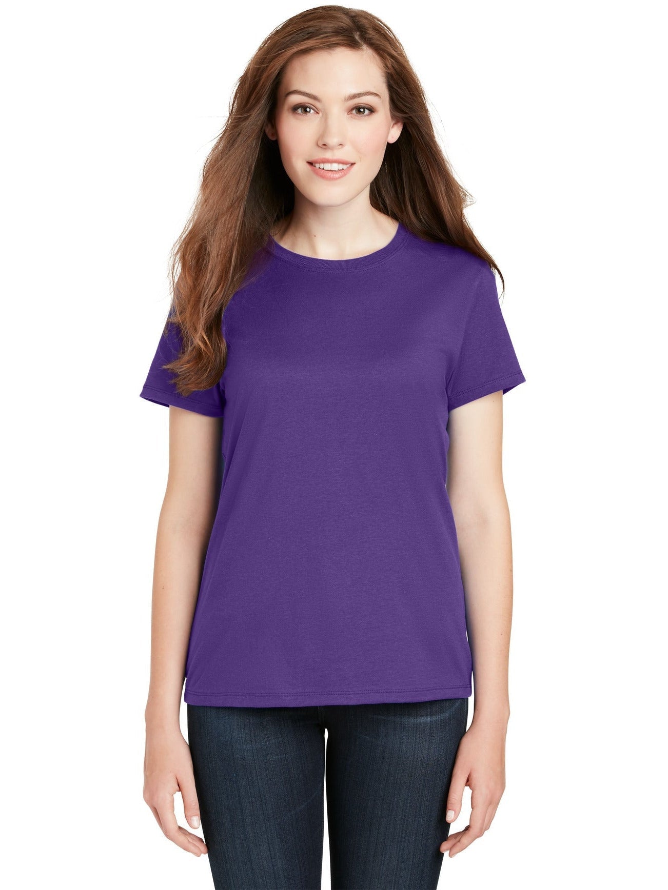 no-logo Hanes Ladies Nano-T Cotton T-Shirt-Regular-Hanes-Thread Logic