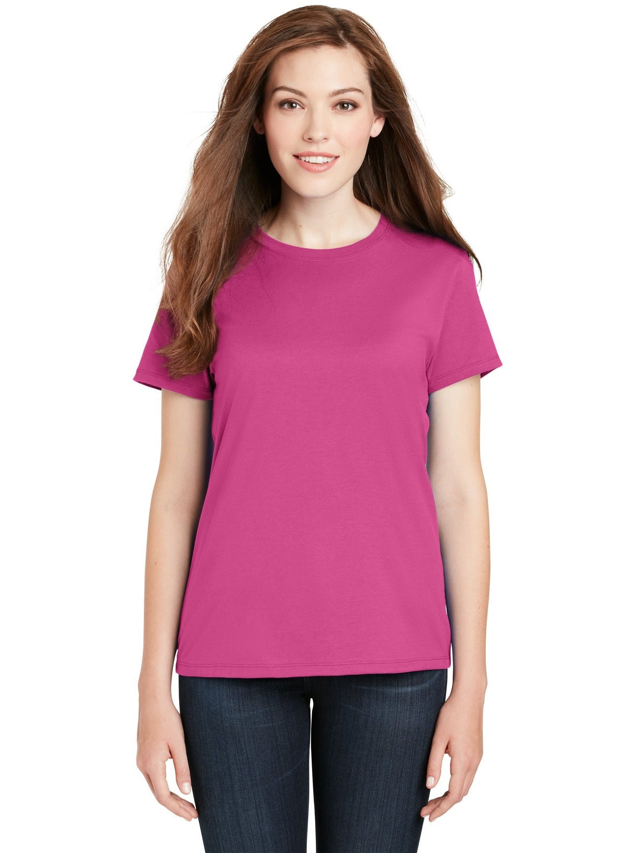 no-logo Hanes Ladies Nano-T Cotton T-Shirt-Regular-Hanes-Thread Logic