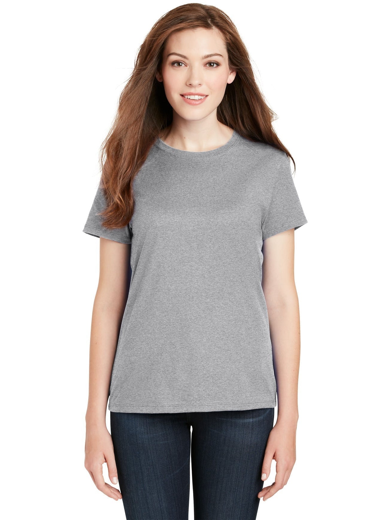 no-logo Hanes Ladies Nano-T Cotton T-Shirt-Regular-Hanes-Thread Logic