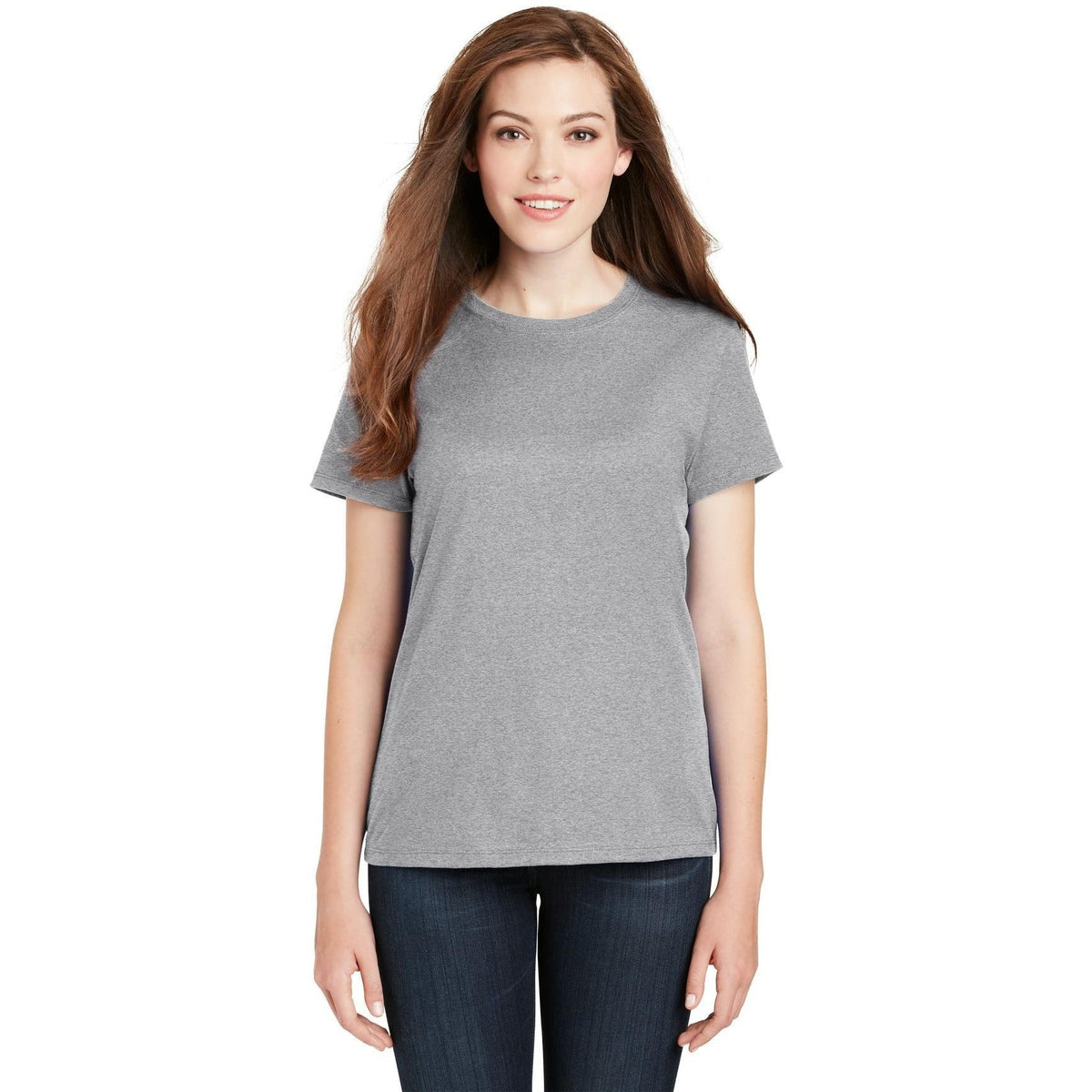 no-logo Hanes Ladies Nano-T Cotton T-Shirt-Regular-Hanes-Thread Logic