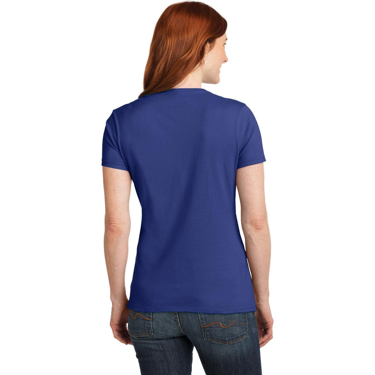 no-logo Hanes Ladies Nano-T Cotton V-Neck T-Shirt-Regular-Hanes-Thread Logic