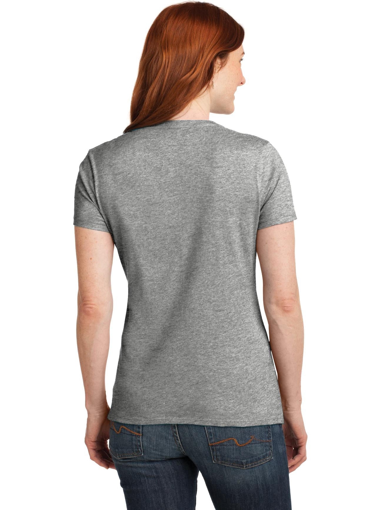 no-logo Hanes Ladies Nano-T Cotton V-Neck T-Shirt-Regular-Hanes-Thread Logic