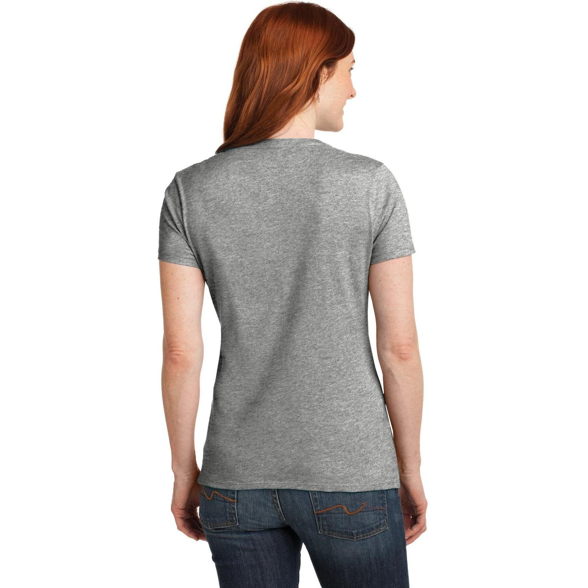 no-logo Hanes Ladies Nano-T Cotton V-Neck T-Shirt-Regular-Hanes-Thread Logic