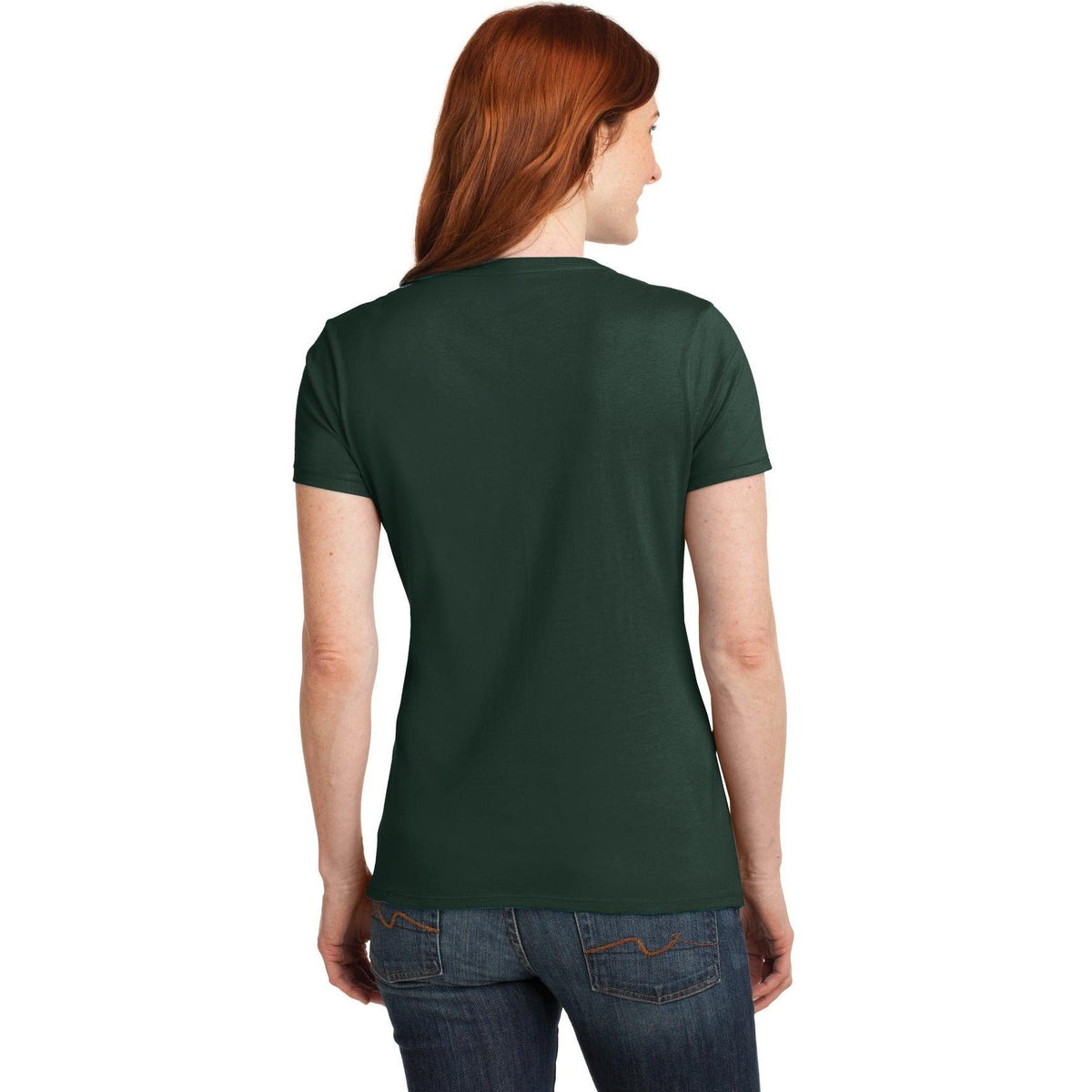 no-logo Hanes Ladies Nano-T Cotton V-Neck T-Shirt-Regular-Hanes-Thread Logic