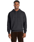  Hanes Perfect Sweats Pullover Hooded Sweatshirt-Men's Layering-Hanes-Charcoal Heather-S-Thread Logic