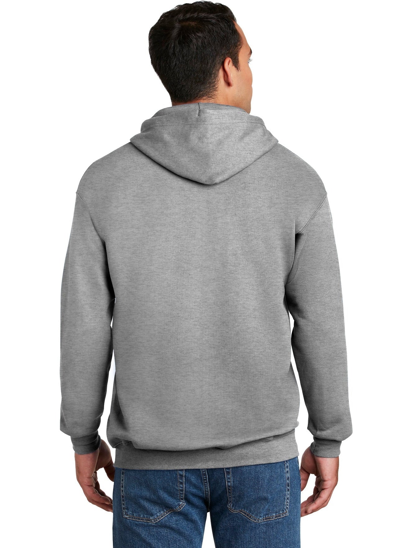 no-logo Hanes Ultimate Cotton Full-Zip Hooded Sweatshirt-Regular-Hanes-Thread Logic