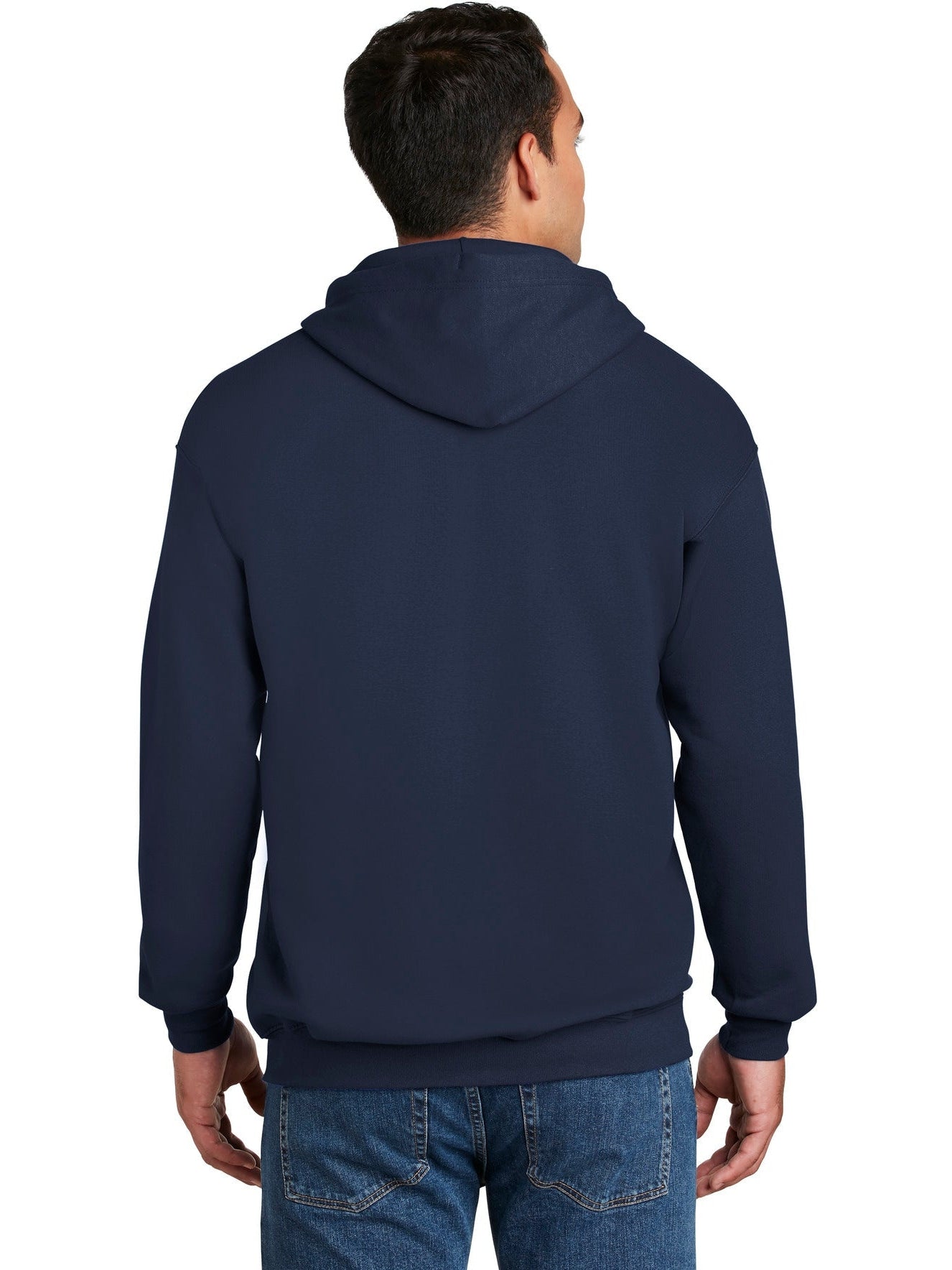no-logo Hanes Ultimate Cotton Full-Zip Hooded Sweatshirt-Regular-Hanes-Thread Logic