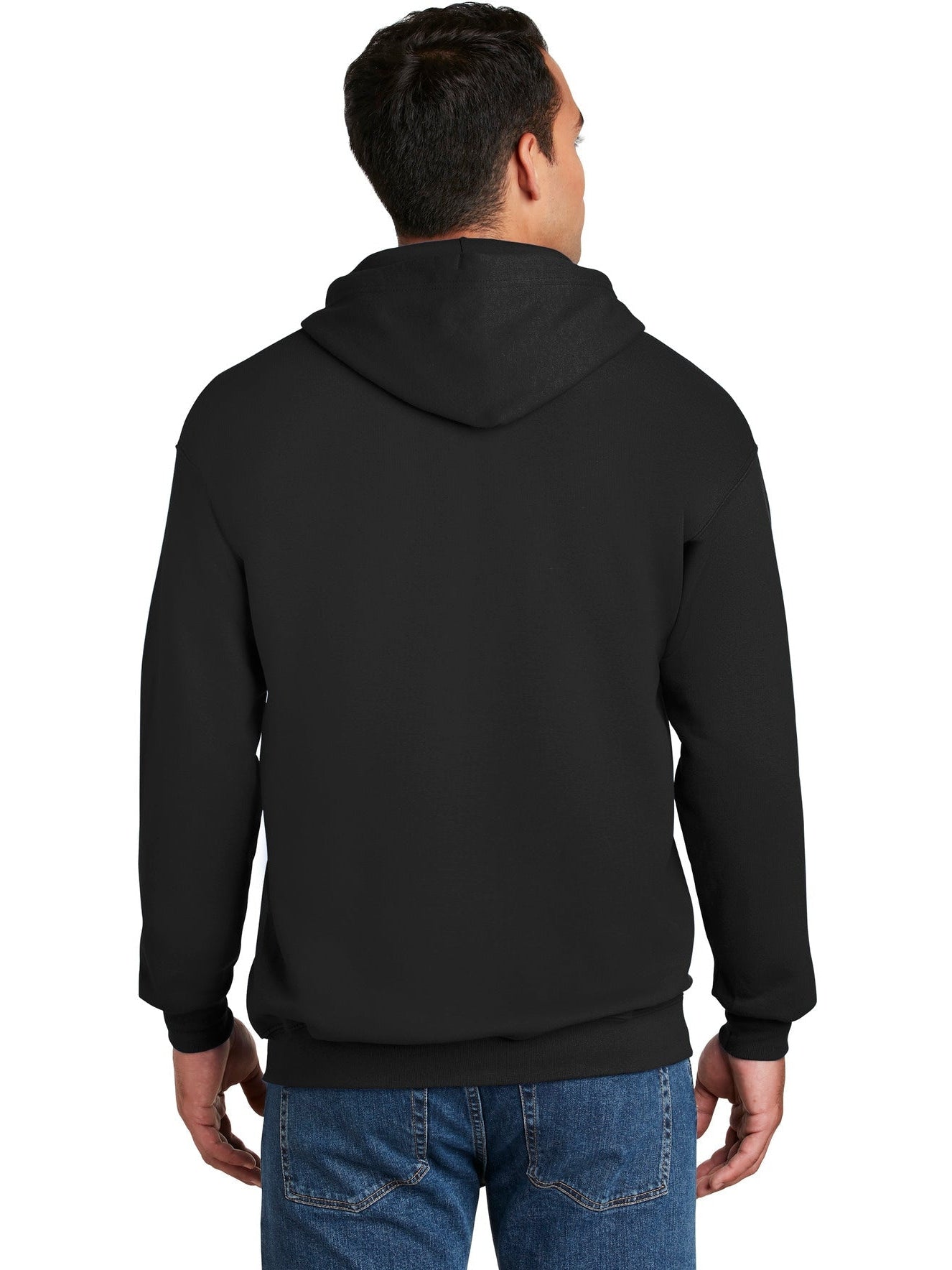 no-logo Hanes Ultimate Cotton Full-Zip Hooded Sweatshirt-Regular-Hanes-Thread Logic