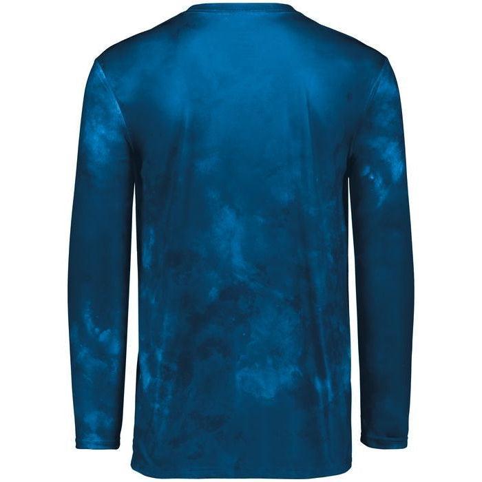 no-logo Holloway Cotton-Touch Poly Cloud Long Sleeve Tee-Men's T-Shirts-Holloway-Thread Logic