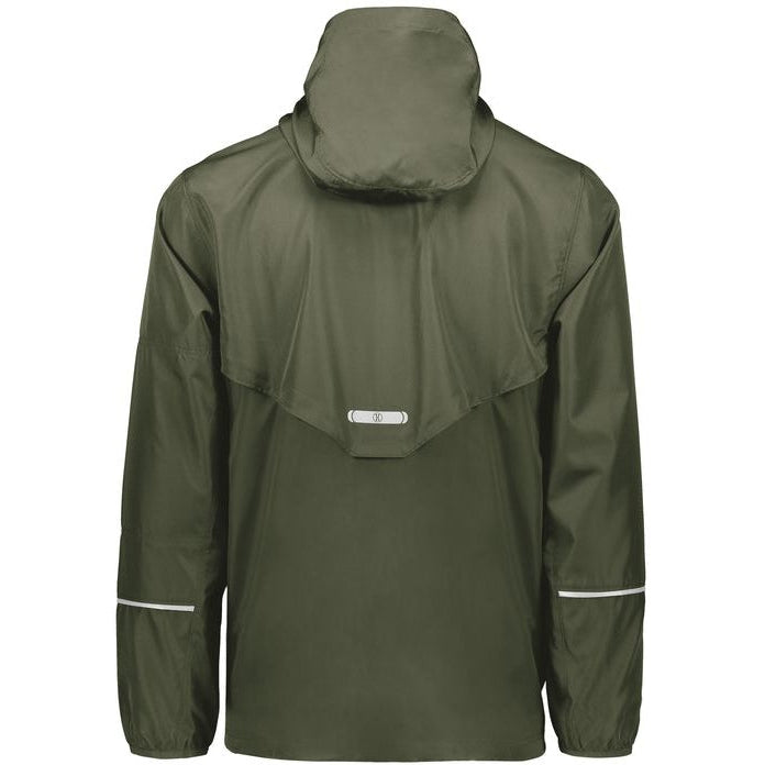no-logo Holloway Packable Full Zip Jacket-Men's Jackets-Holloway-Thread Logic