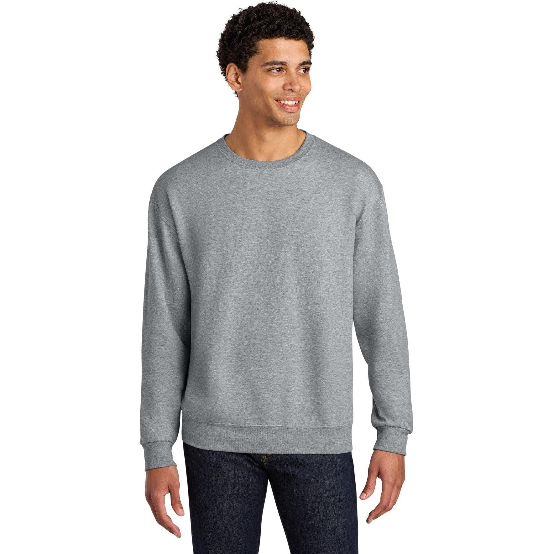 Jerzees Ultimate Unisex CVC Ring Spun Crewneck Sweatshirt