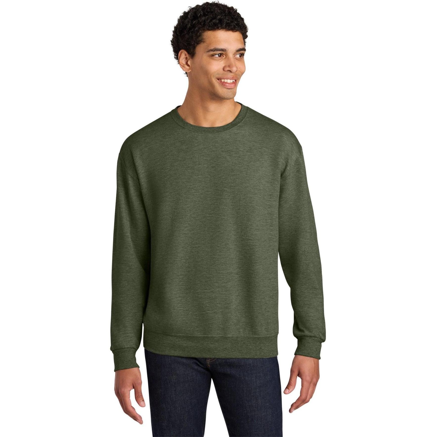 Jerzees Ultimate Unisex CVC Ring Spun Crewneck Sweatshirt