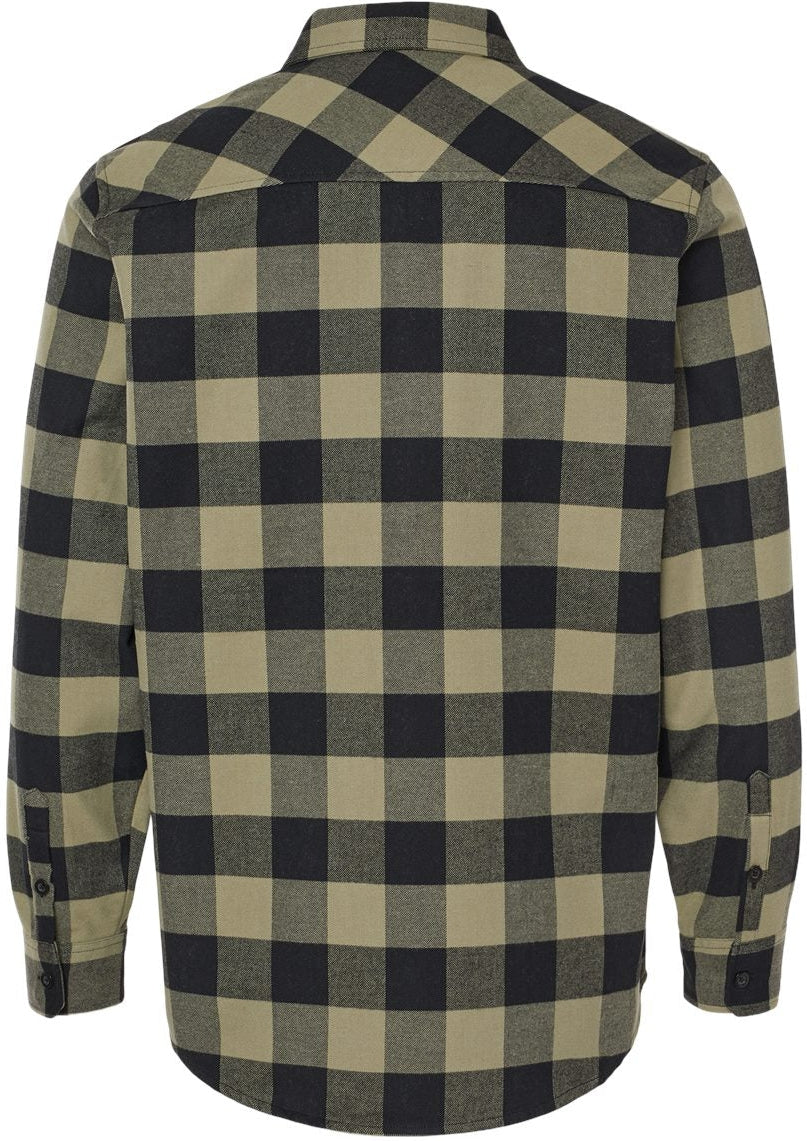 no-logo Independent Trading Co. Flannel Shirt-Men's Dress Shirts-Independent Trading Co.-Thread Logic