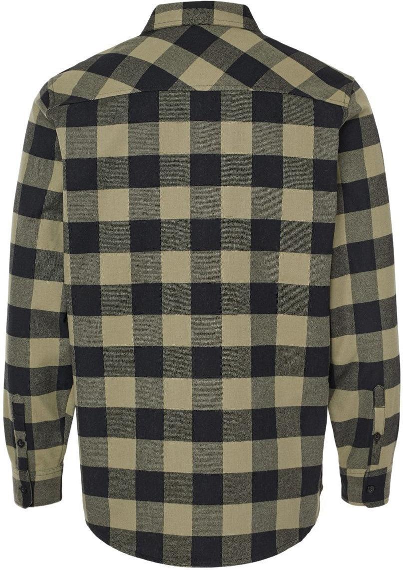 no-logo Independent Trading Co. Flannel Shirt-Men's Dress Shirts-Independent Trading Co.-Thread Logic