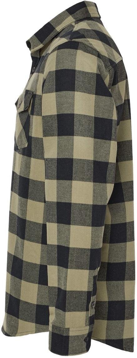 no-logo Independent Trading Co. Flannel Shirt-Men's Dress Shirts-Independent Trading Co.-Thread Logic