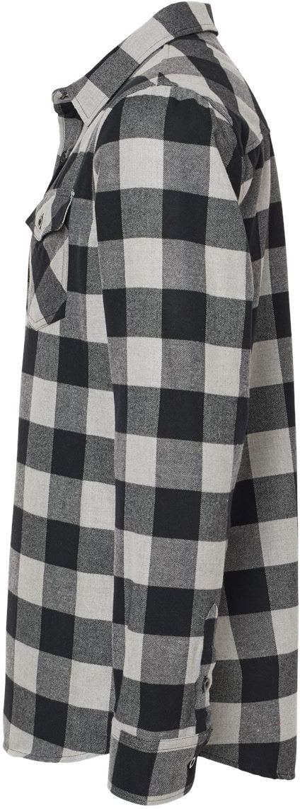 no-logo Independent Trading Co. Flannel Shirt-Men's Dress Shirts-Independent Trading Co.-Thread Logic