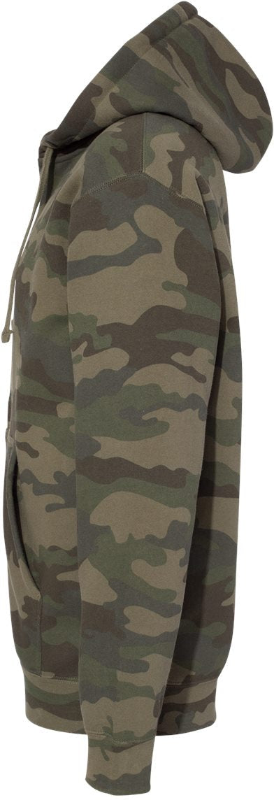 no-logo Independent Trading Co. Heavyweight Full-Zip Hooded Sweatshirt -Men's Layering-Independent Trading Co.-Thread Logic